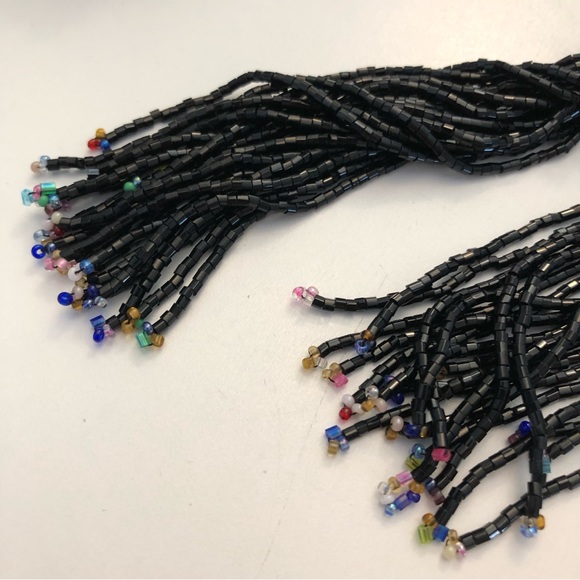 Long beaded Wrap Belt With Tassels - Picture 5 of 5